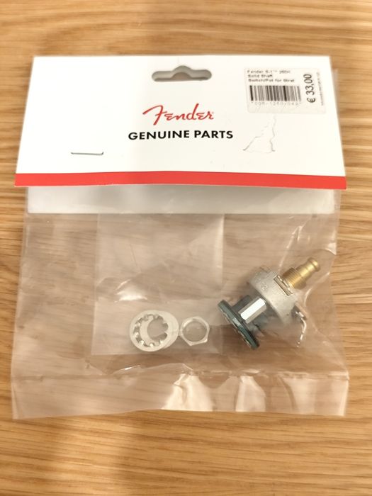Fender S-1 switch 250k  pot solid shaft para Telecaster