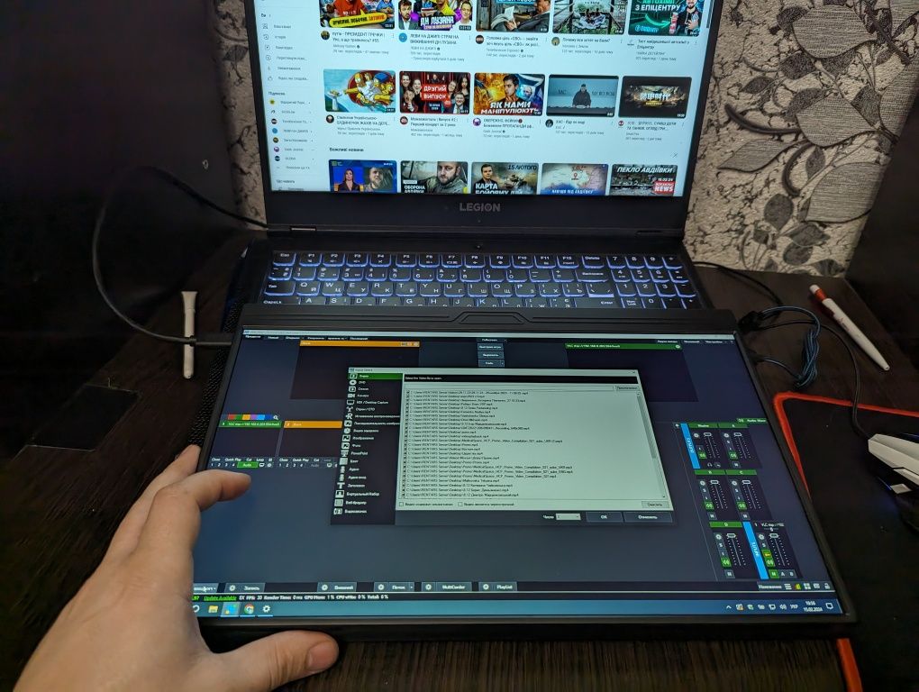 НОВИЙ! СЕНСОРНИЙ! портативний 15" монітор Touch screen
