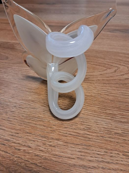 Свічник у формі метелика зі скла Мурано