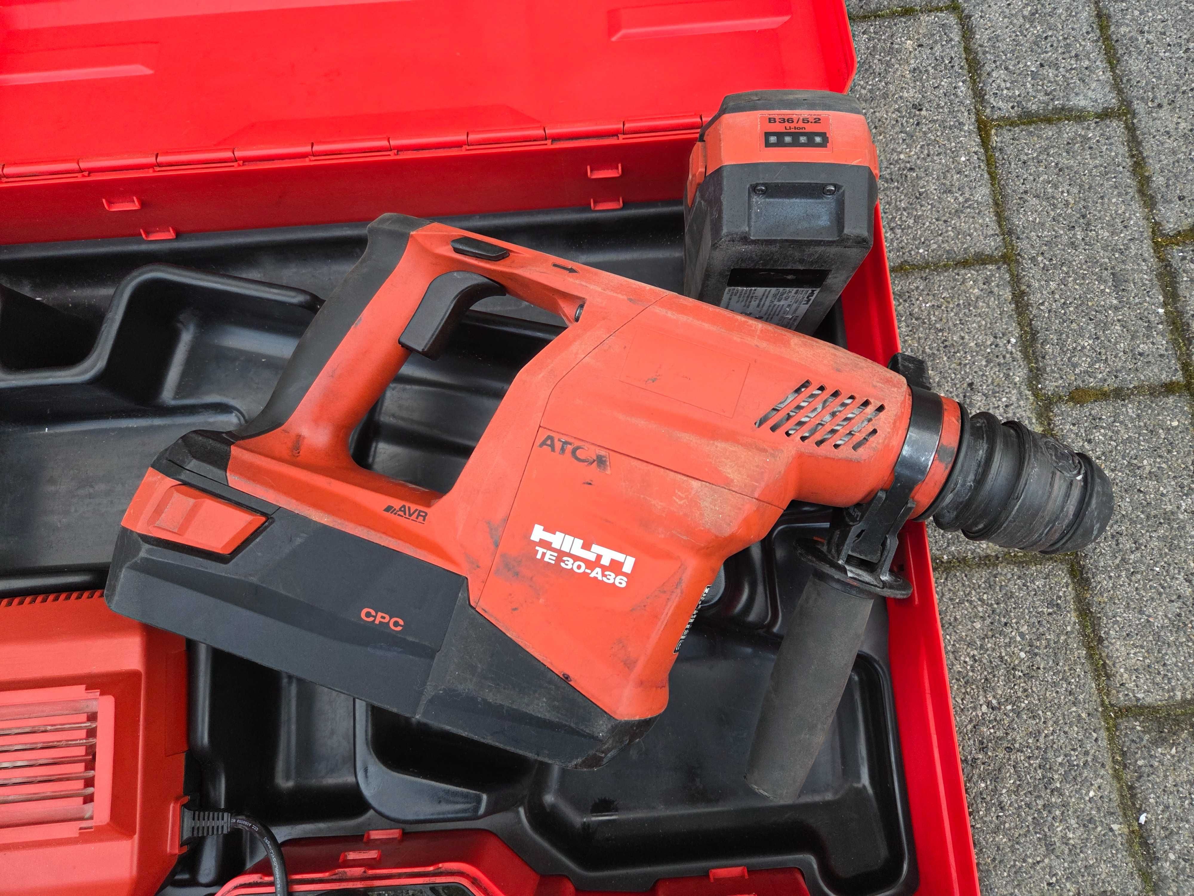 Młotowiertarka akumulatorowa Hilti TE 30-A36 SDS plus 5,2Ah FAKTURA