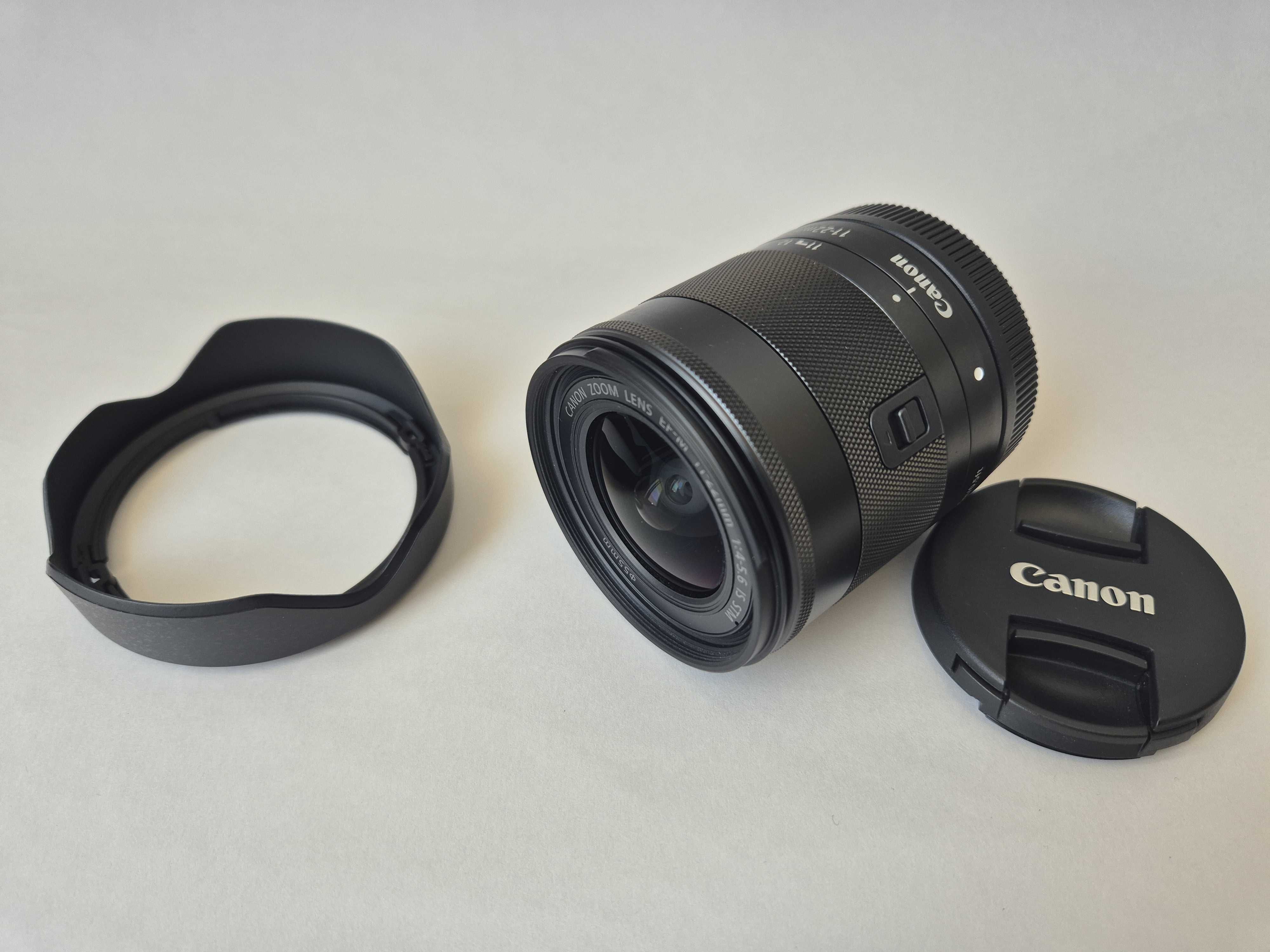 Lente Canon Ef-m 11-22mm IS STM (como nova)
