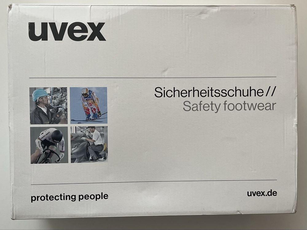 Uvex 1 Sport półbuty ochronne S1 SRC ESD rozmiar 44 czarne nowe
