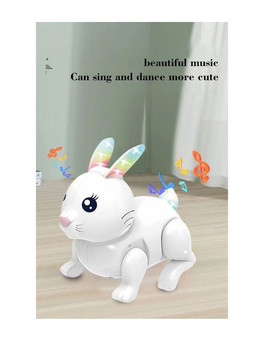 Brinquedo Interativo Coelho Qiaoyang QA-RB15