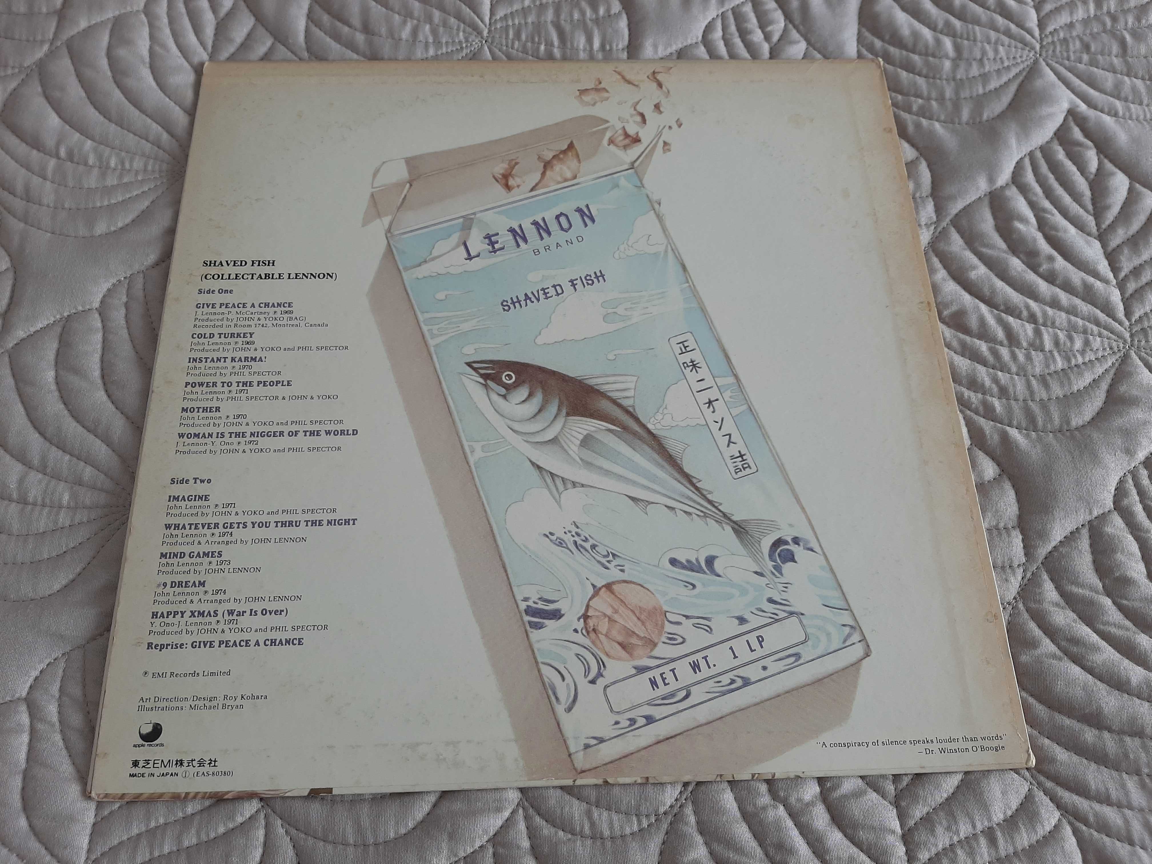 John Lennon/Plastic Ono Band - Shaved Fish - Japão - Vinil LP