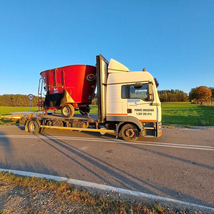 POMOC DROGOWA 24/7 Autolaweta Transport Maszyn Rolniczych FV OCP