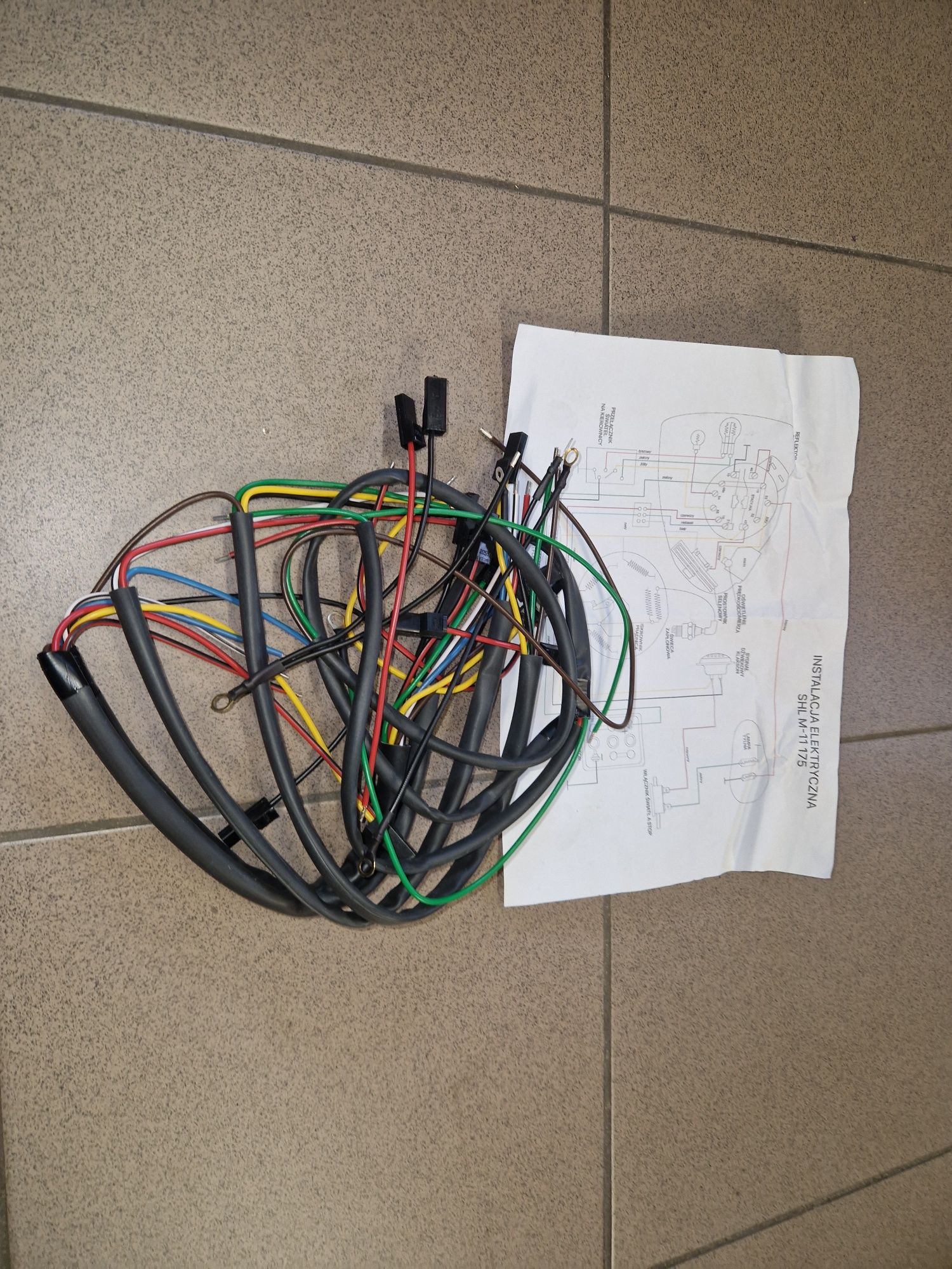 Fabrycznie Nowa kpl instalacja elektryczna shl m11 175 pl