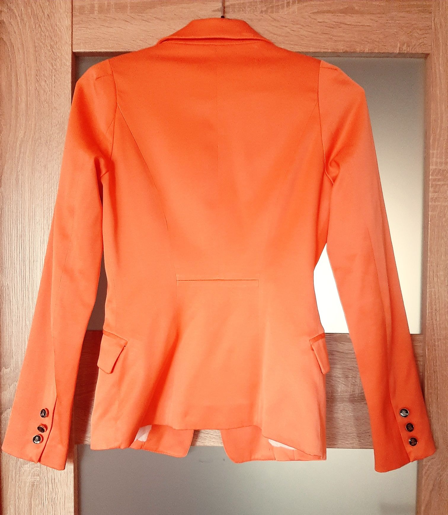 Marynarka orange S-36 piękna