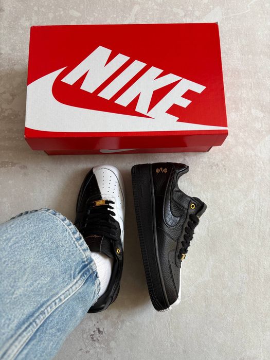 Кросівки Nike Air Force 1 Anniversary Edition Black White (36-45)