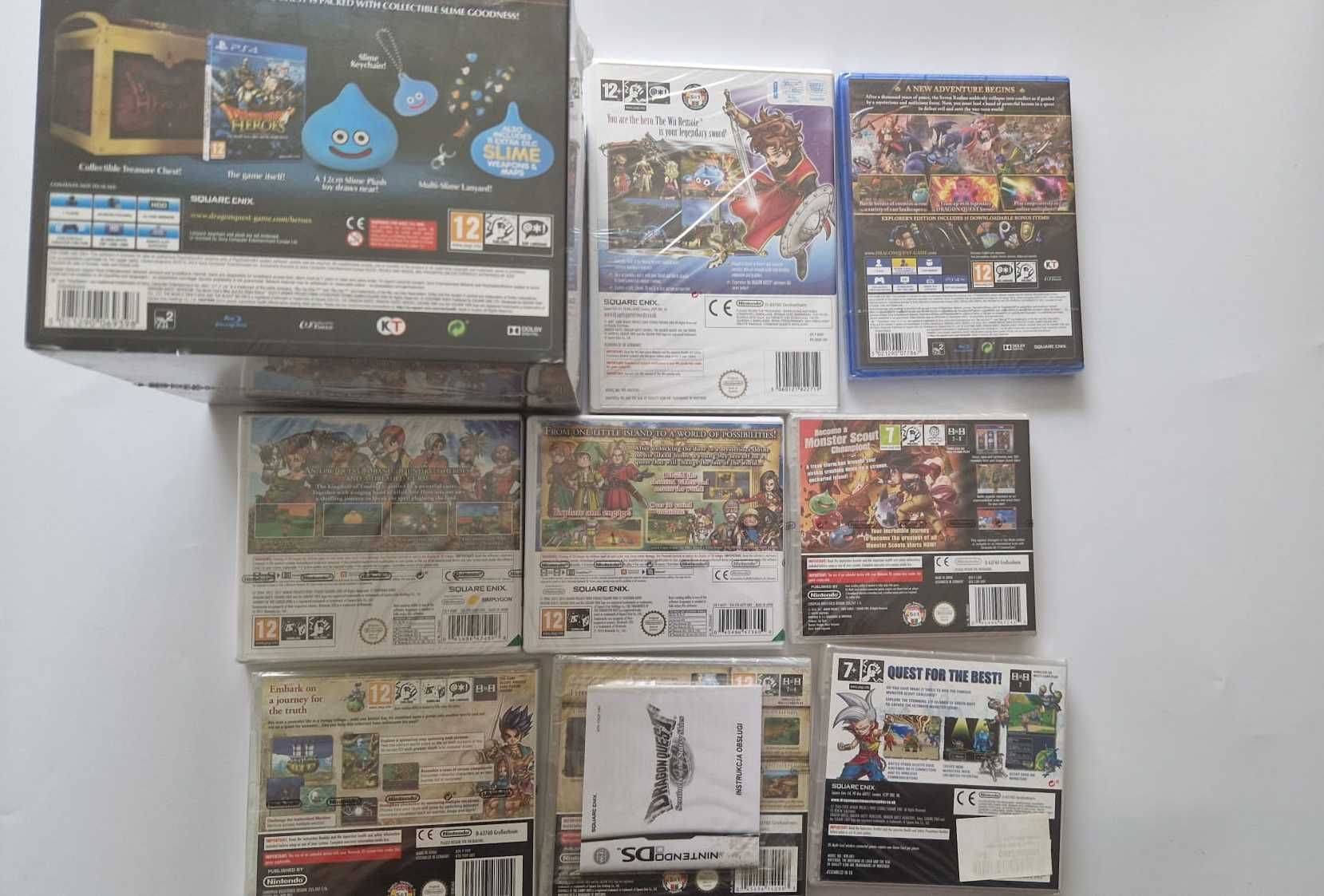 Nintendo Dragon quest seria 10 nowych gier w folii