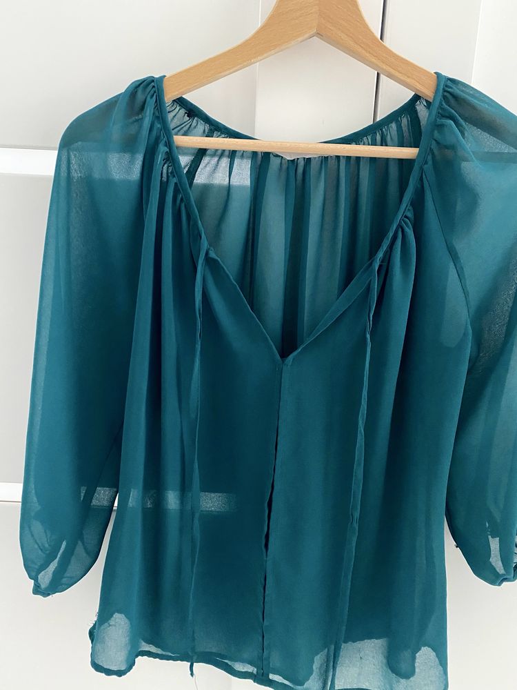 Koszula bluzka przezroczysta H&M