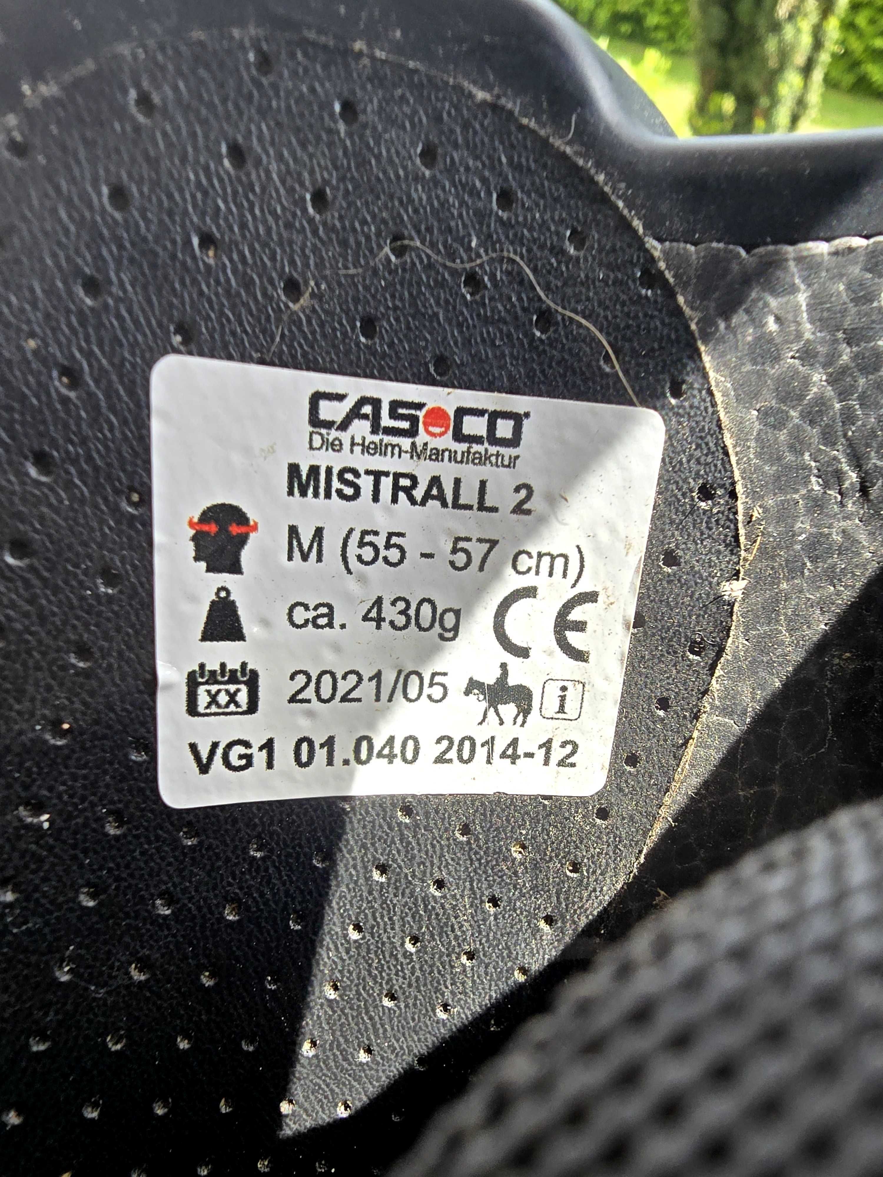 Kask jeździecki CasCo mistral 2 r. 55-57