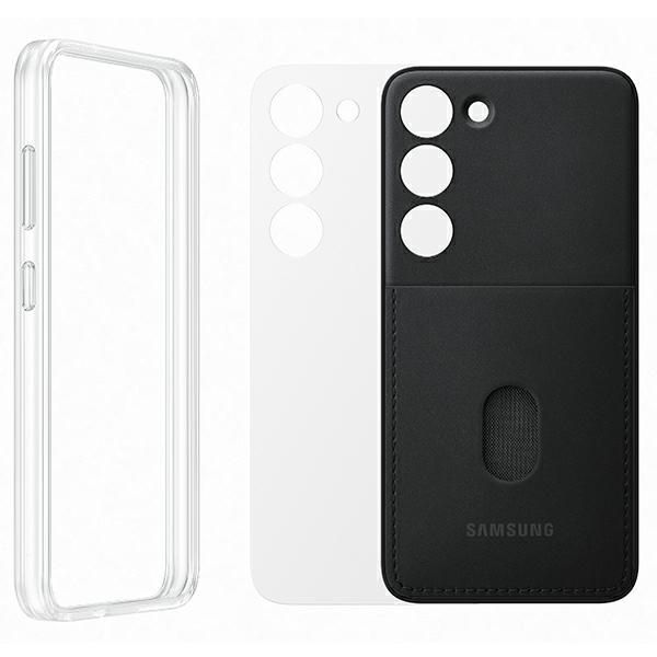 Etui Samsung Ef-Ms911Cb S23 S911 Czarny/Black Frame Cover