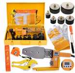 Zgrzewarka polifuzyjna 2800W LCD do rur PP PCV matryce+ miarka