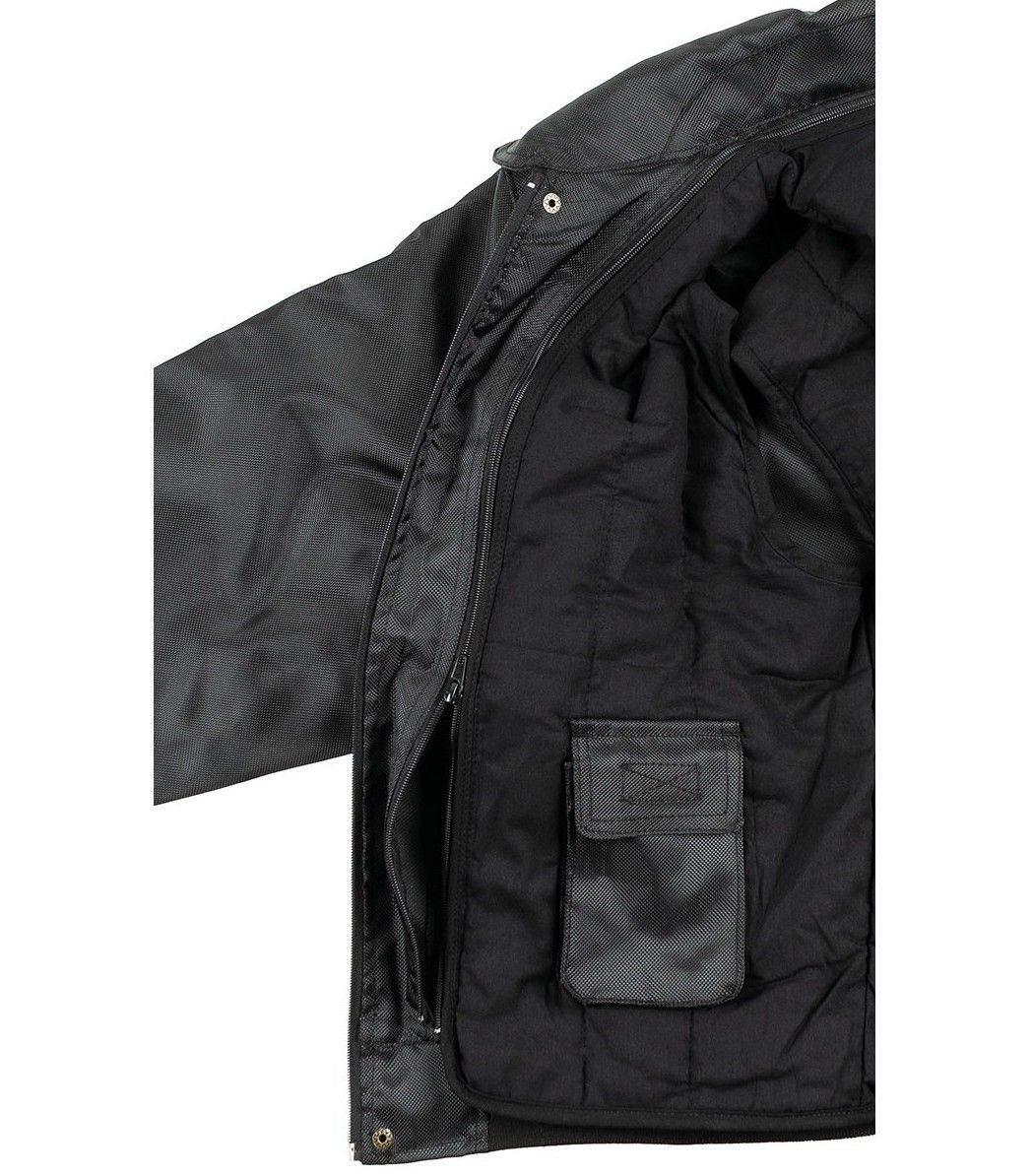 kurtka blouson "security" czarna l