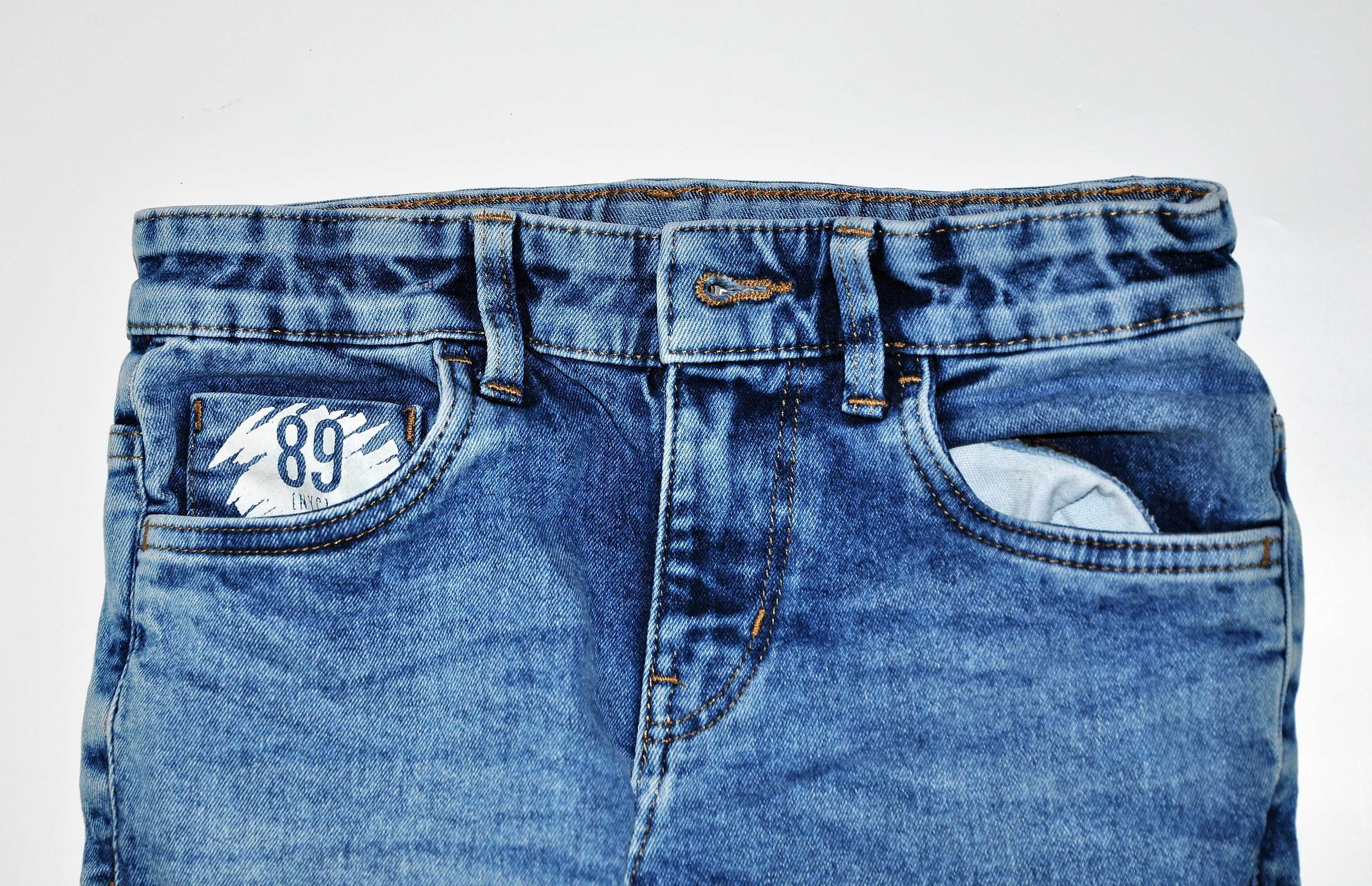 Spodnie jeansowe jeansy 140 C&A