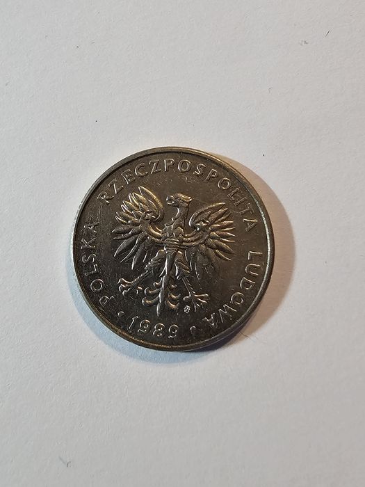 Moneta nr.7 nominał 20 zł 1989 rok za 10 zł