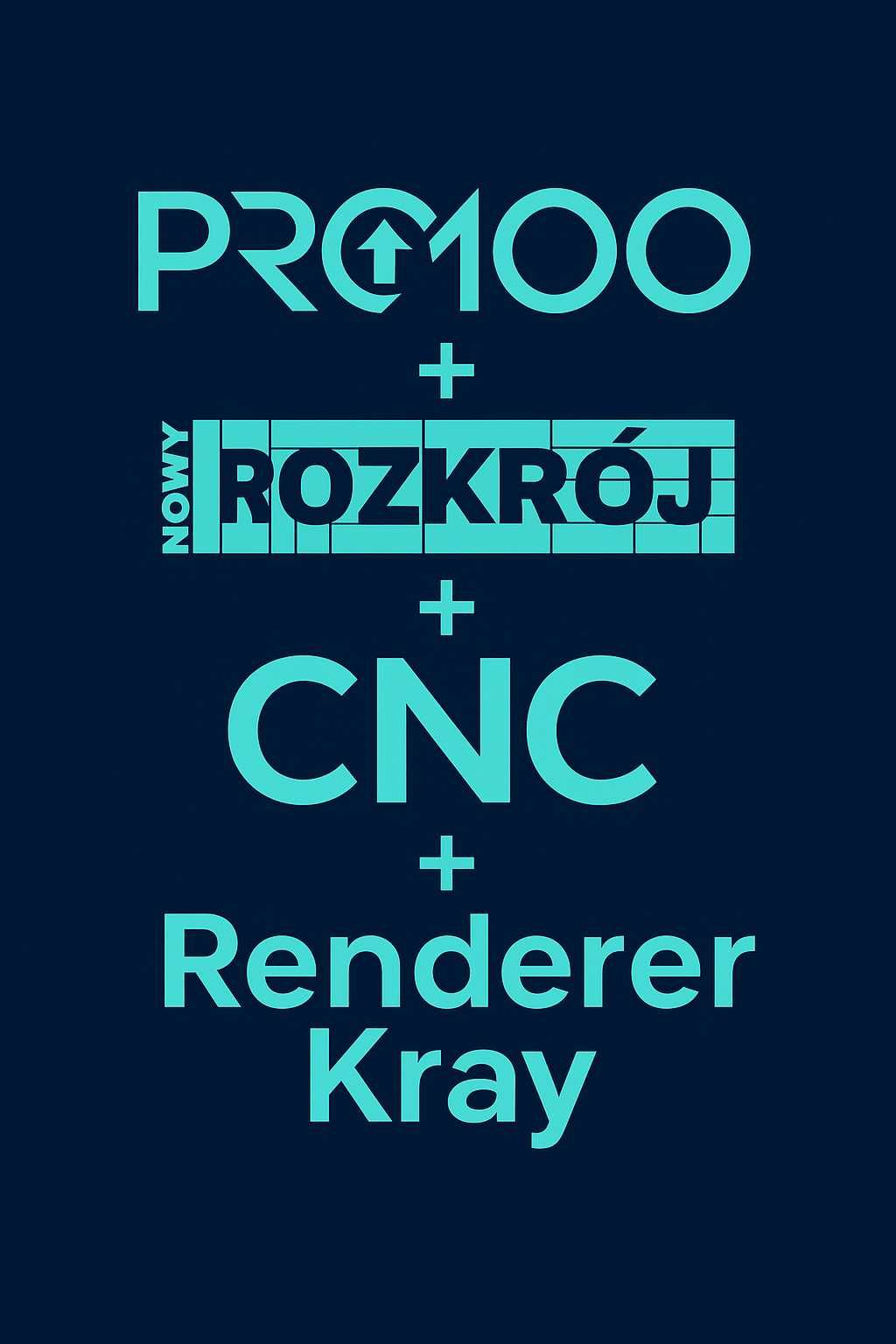 PRO100 7.08, Nowy Rozkrój, RenderKRAY, bibliotek 6gb, CNC