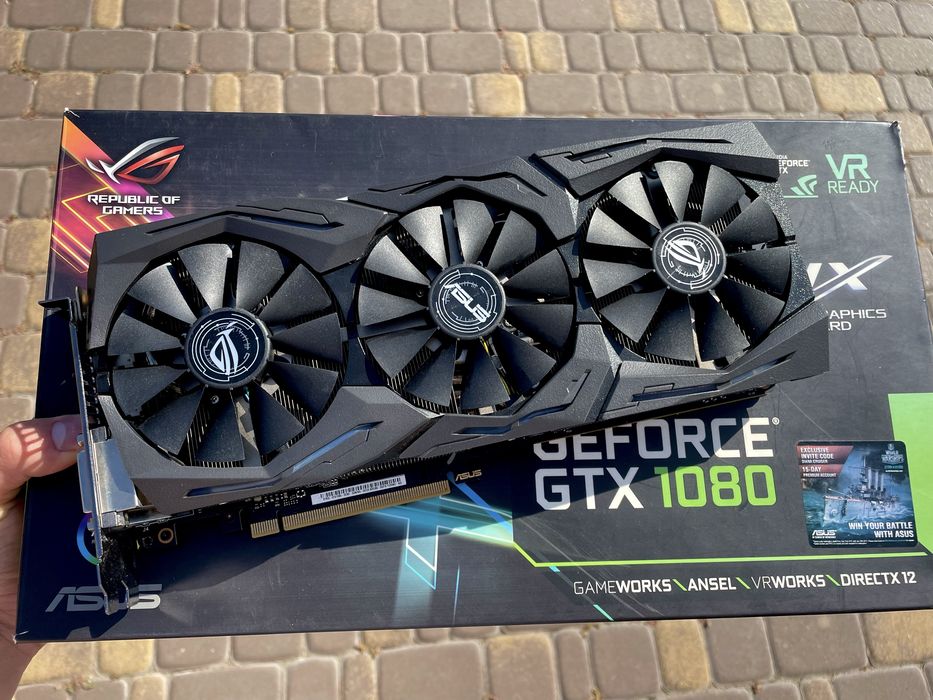 Asus GeForce GTX 1080 ROG Strix 8GB ГАРАНТІЯ!
