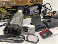 Kamera cyfrowa Panasonic DX100 kasetki MiniDv vintage retro BDB 3CCD