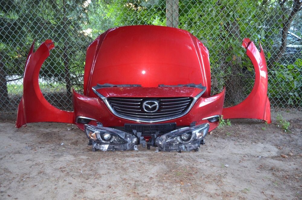 Mazda 6 2013 - 2022 года Бампер передний в сборе. РАЗБОРКА. НАЛИЧИЕ.