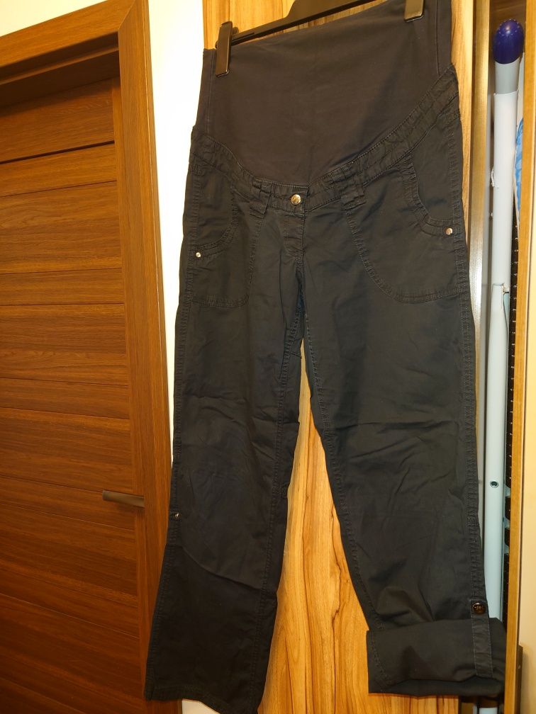 Czarne spodnie ciążowe rozmiar 44 h&m