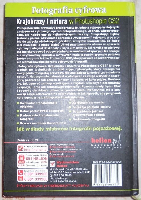 Fotografia cyfrowa: krajobrazy i natura w photoshopie CS2