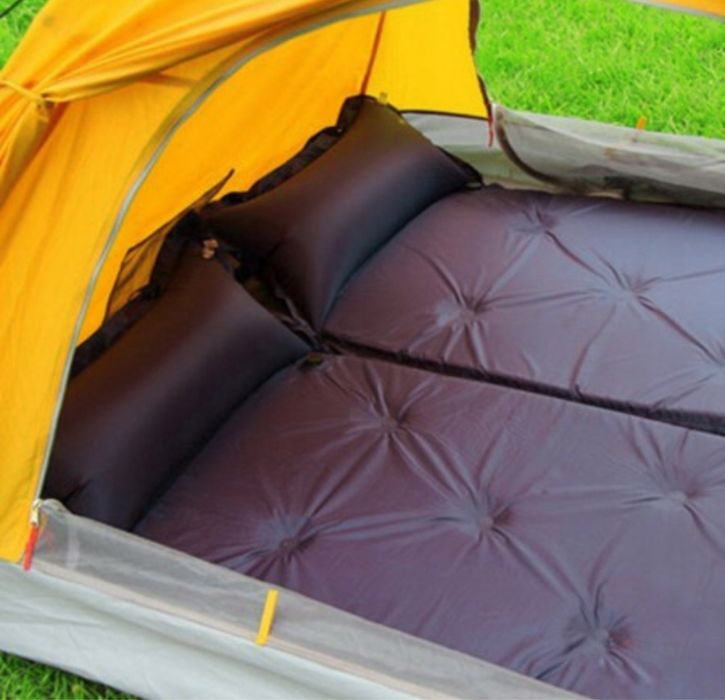 Mata turystyczna samopompująca z poduszką materac turystyczny wygodny