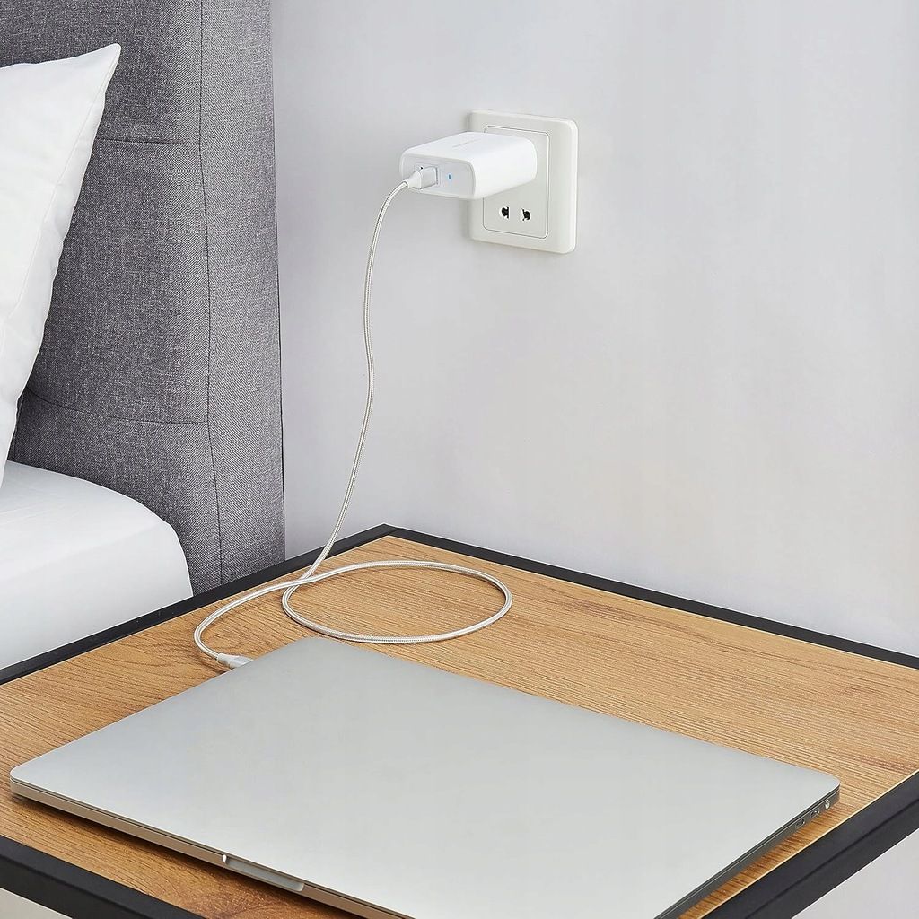 Ładowarka ścienna USB C z 2 przyłączami, 63 W, GaN