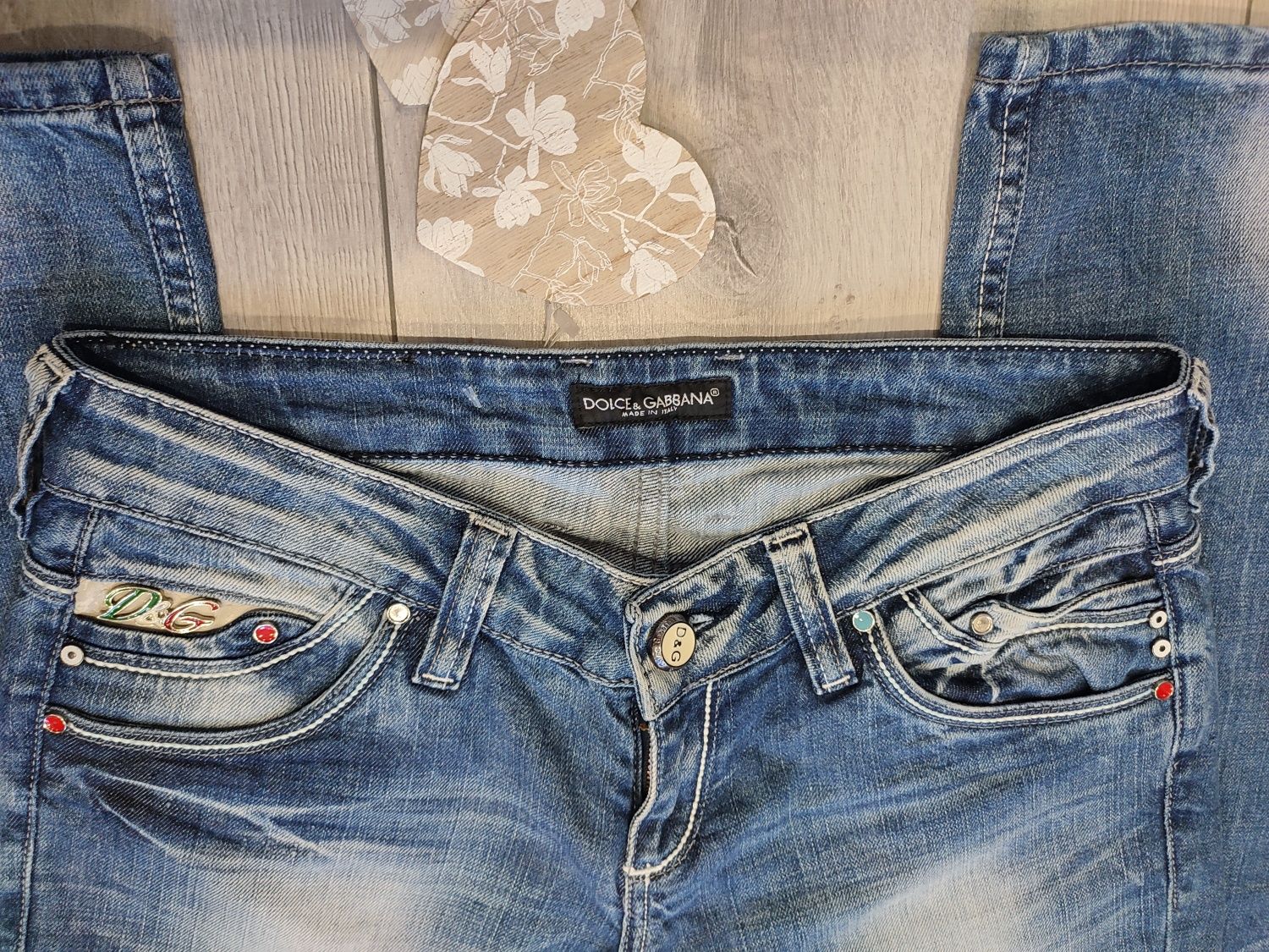 Spodnie jeansowe damskie Dolce & Gabbana