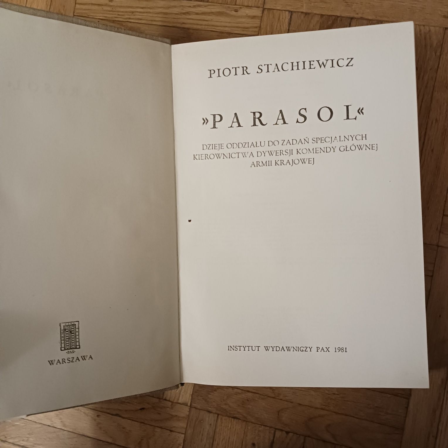 PARASOL Piotr Stachlewicz PAX 1981