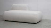 Sub Szezląg NOWA SOFA 3 os. KANAPA tkanina obły kształt Sofia Westwing