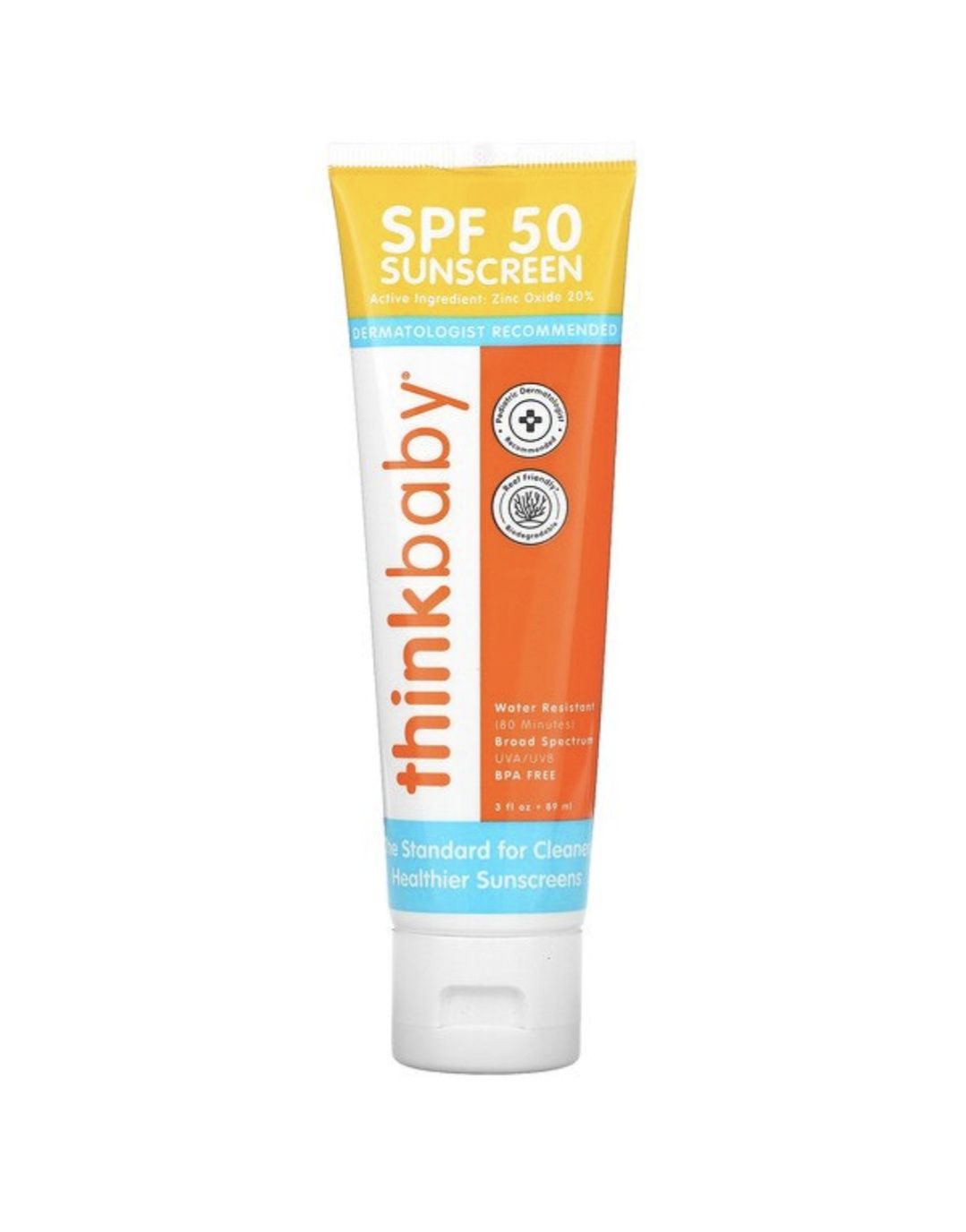 Think, Thinkbaby, SPF 50 89мл, 177мл, Дитячий сонцезахисний крем, стік