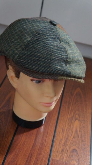 Kaszkiet Newsboy Rozmiar 57- 57 cm Krata Wielobarwna