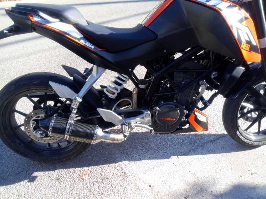 Linha escape KTM 125 DUKE 390 duke 200