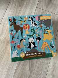 Moodpuppy - Jumbo Puzzle - Animals of the World - 25 elementów