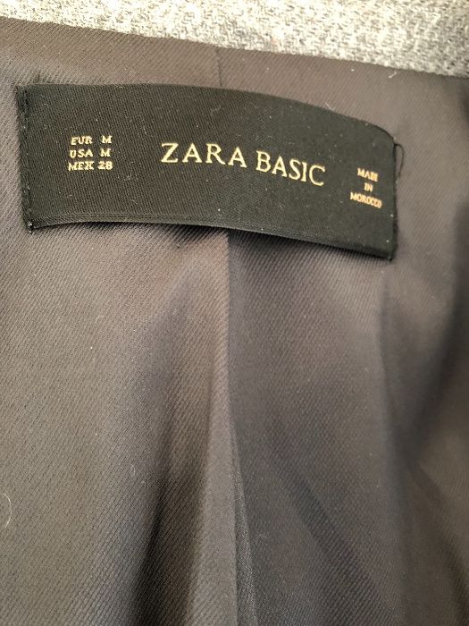 Casaco cinzento ZARA