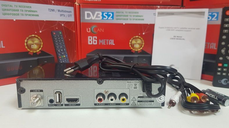 НОВИНКА Спутниковый ресивер тюнер Mpeg4 UCLAN B6 Metal NEW U2C