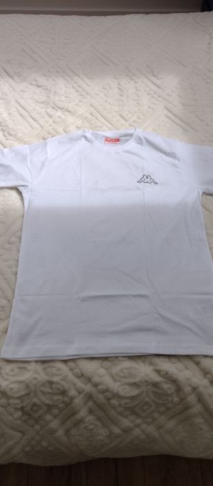 Koszulka t-shirt męska kappa L biała nowa