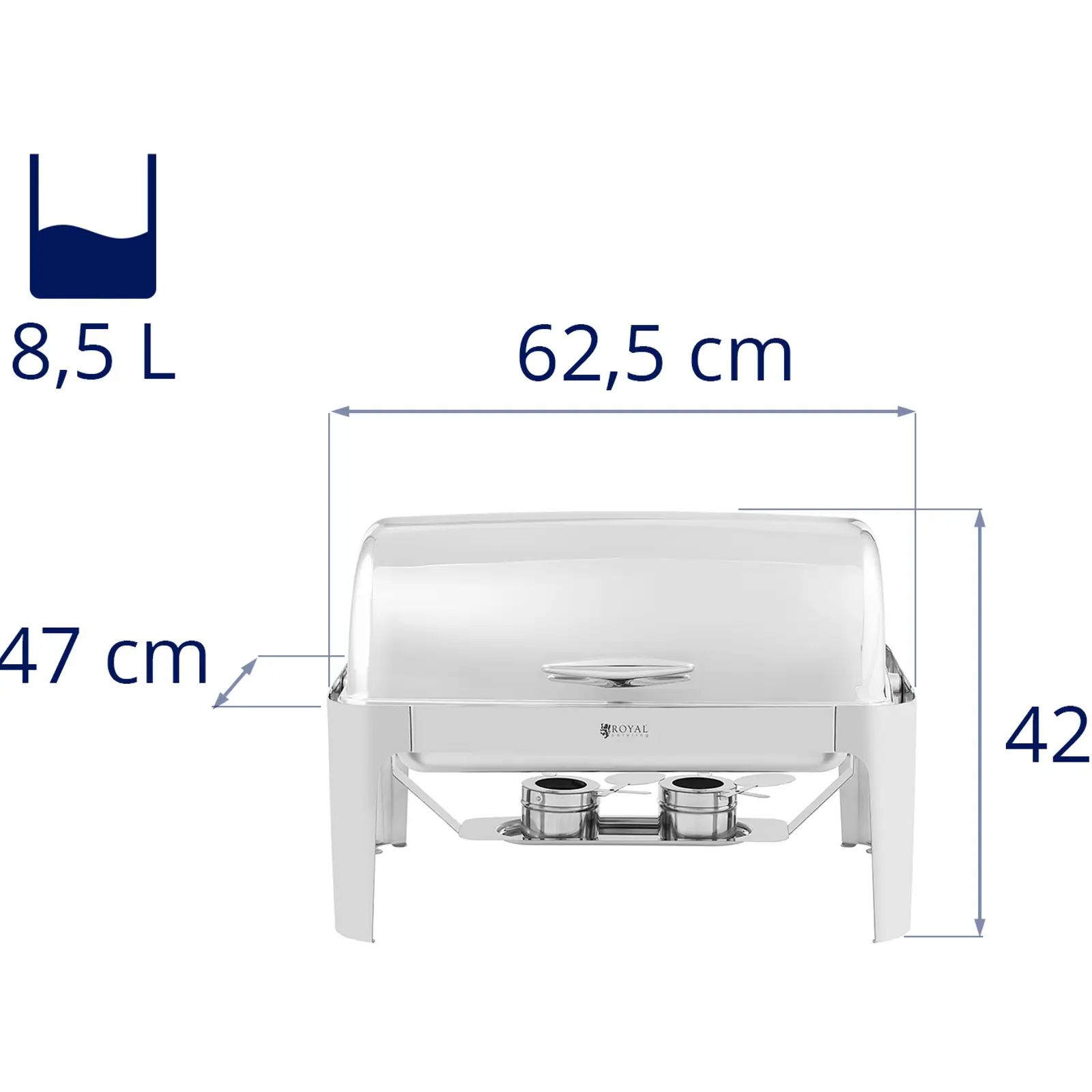 podgrzewacz bemar bufetowy do potraw na pastę gn 1/1 8.5 l
