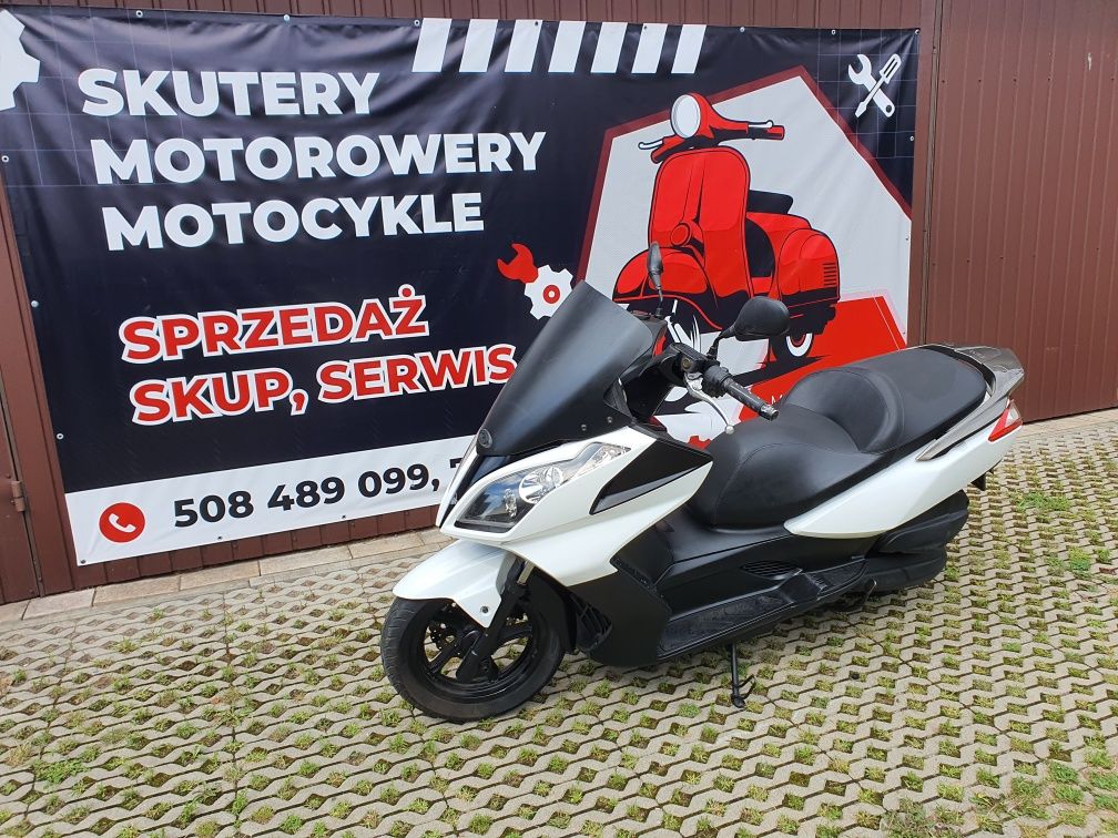 Duży skuter KYMCO DINK STREET 125 w bardzo dobrym stanie TRANSPORT RAT