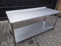 Stół gastronomiczny 70x160cm nierdzewny solidny spawany gruby wysyłka
