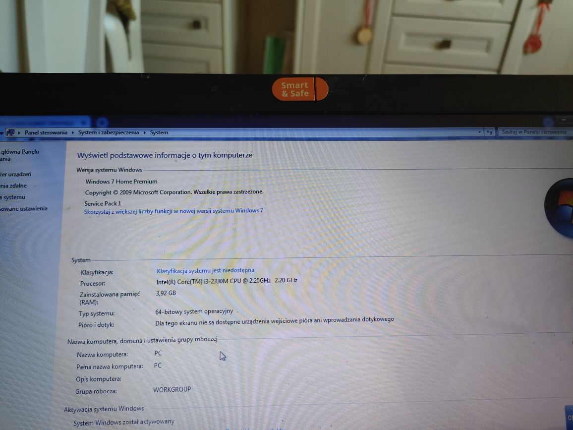 Lenovo i3-2330M 2.20 GHz/4GB/250GB