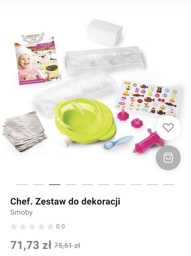 Smoby. Chef. Zestaw do dekoracji