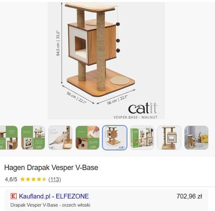 Catit Vesper porządny drapak dla kota stan bardzo dobry