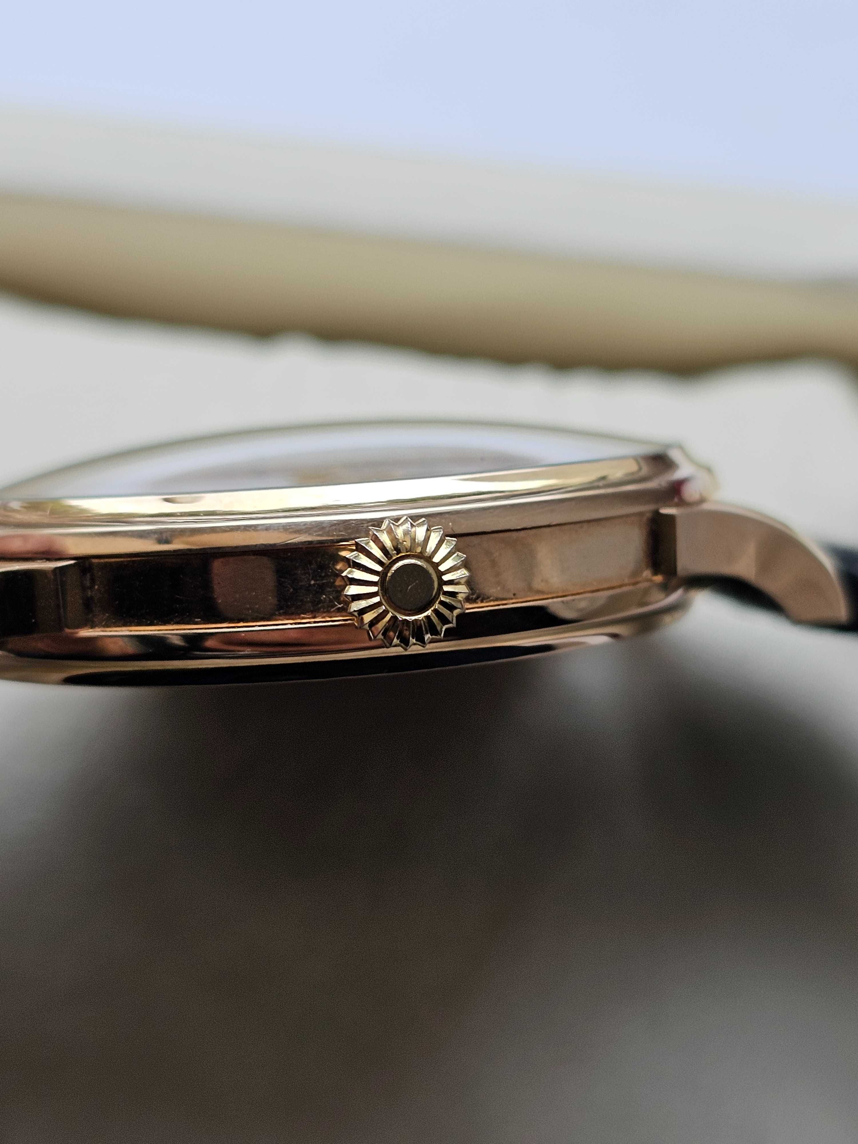 Złoty IWC Schaffhausen lite złoto 14K pasówka