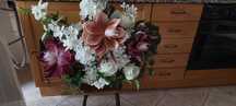 Flores arrificiais decoração