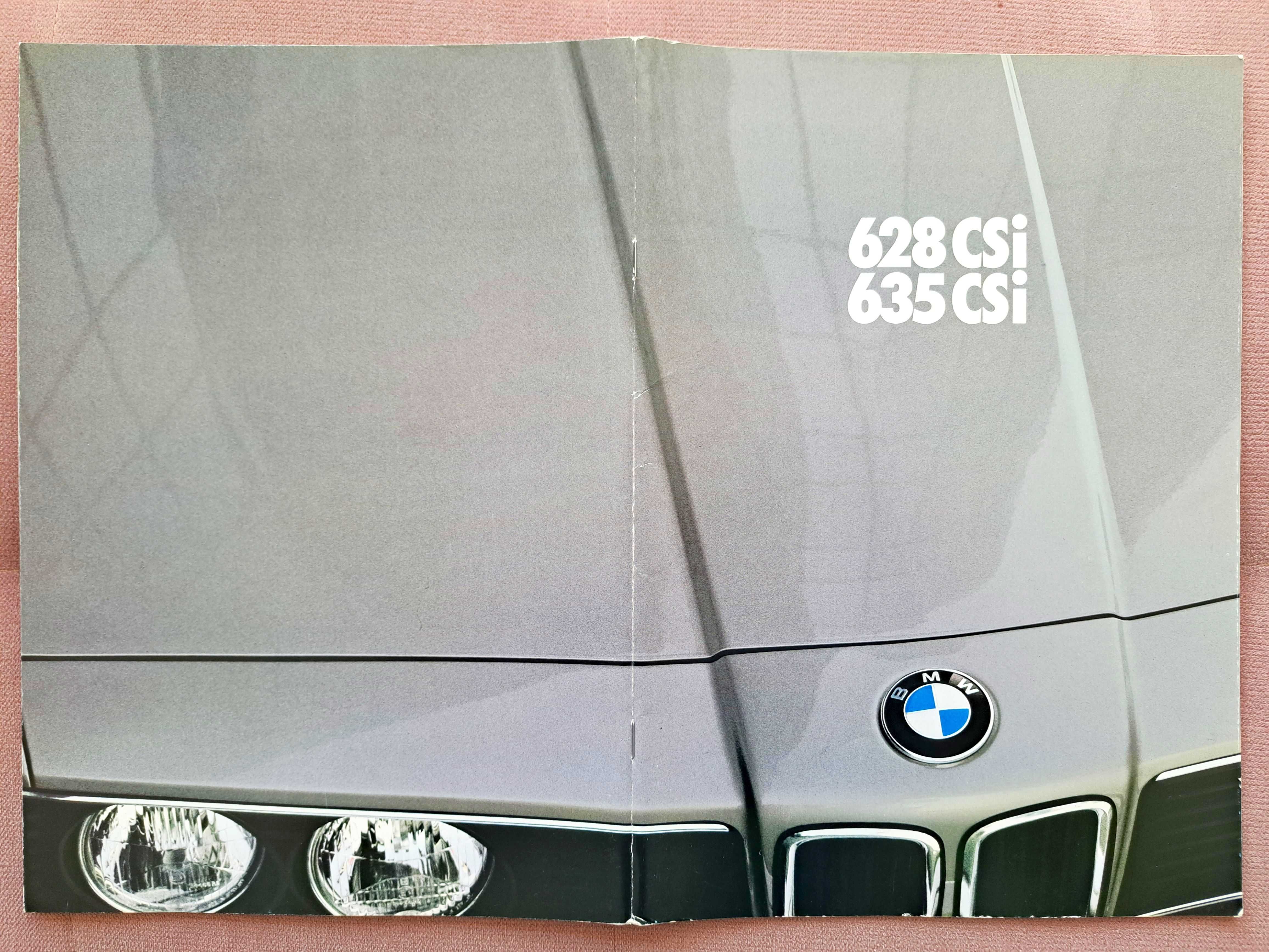 BMW 6 E24 1982 (628 CSi & 635 CSi) prospekt 54 strony stan BDB- (2nd)