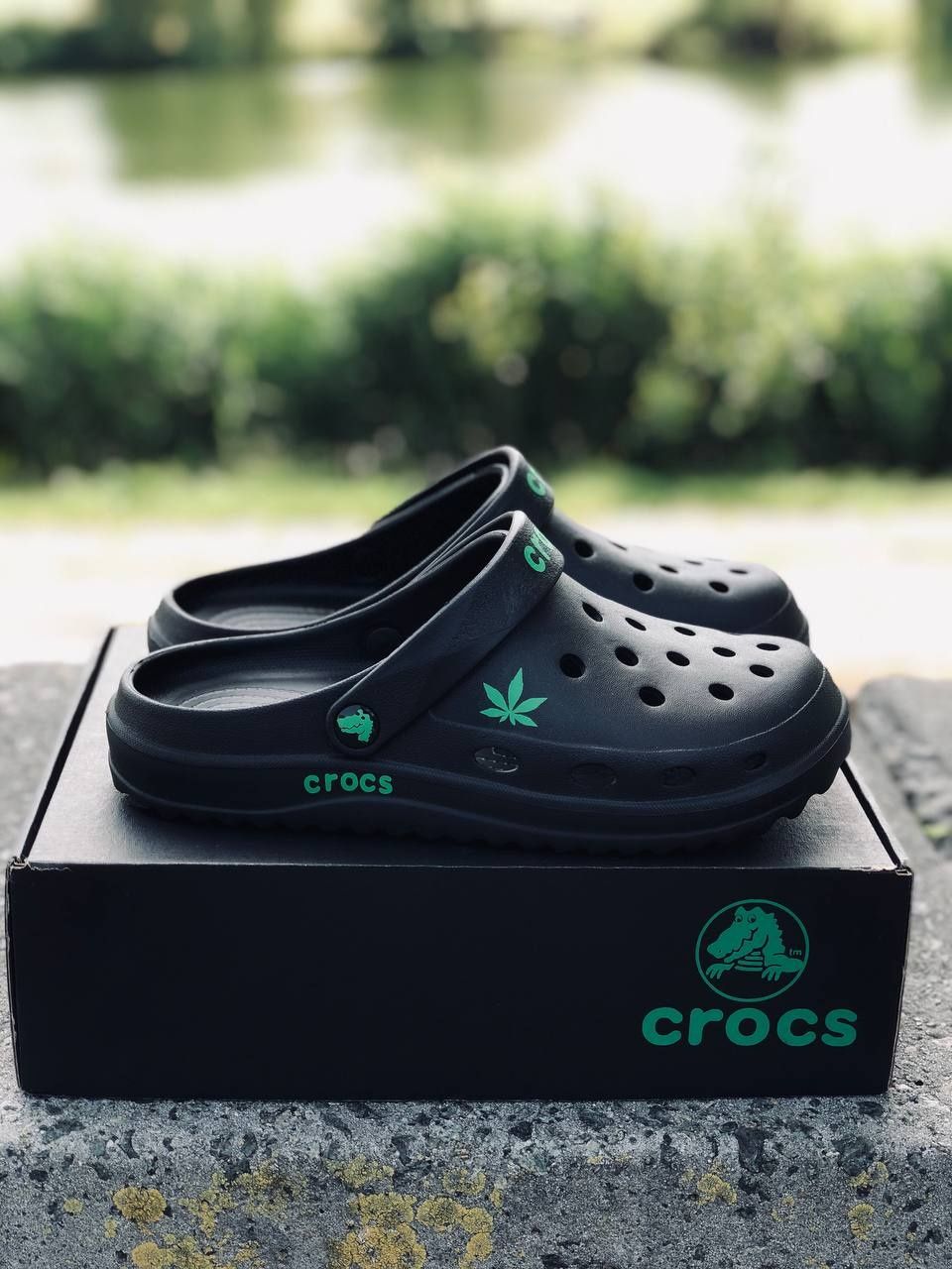 Чоловічі шльопанці сабо Crocs Rastafari крокси