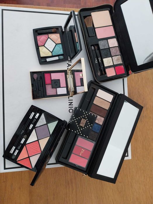 Paletas sombras original Dior e YSL