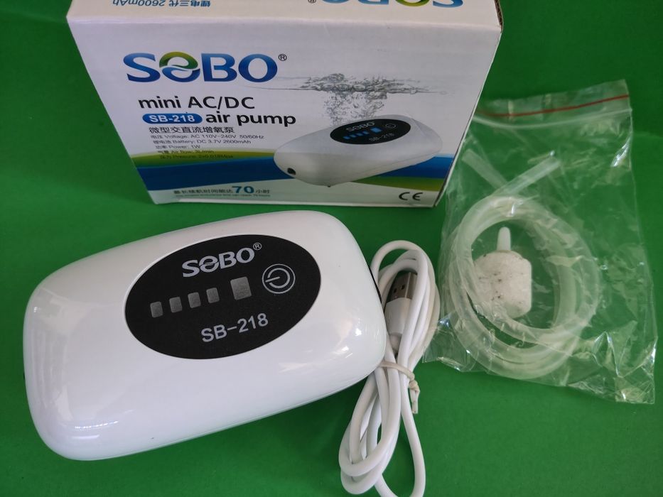Bombas de ar bateria aquário